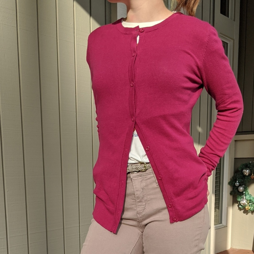 Merona Women's Crew Neck Cardigan, Size XS